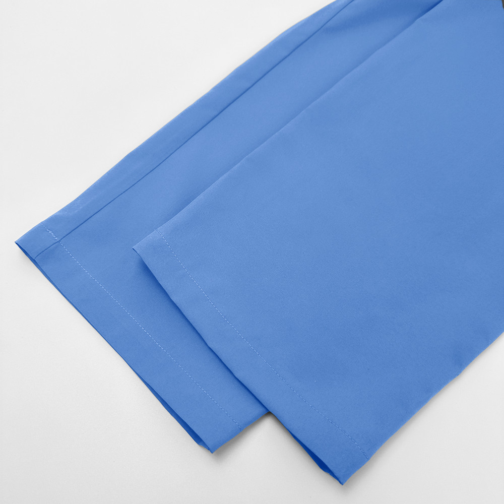 2pcs/set Medical Uniform Nursing Scrub Men Women V-Neck Straight Multi-pocket