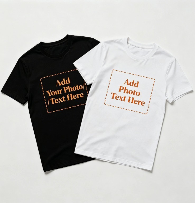 Personalized T Shirt Print Your Logo Photo Text Custom Made Tee for Kids & Adult