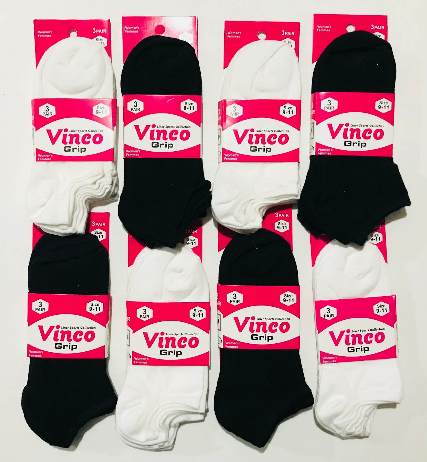 3-6-12 Pairs Men Women No Show Ankle Sport Socks Low Cut Socks Size 9-11 , 10-13