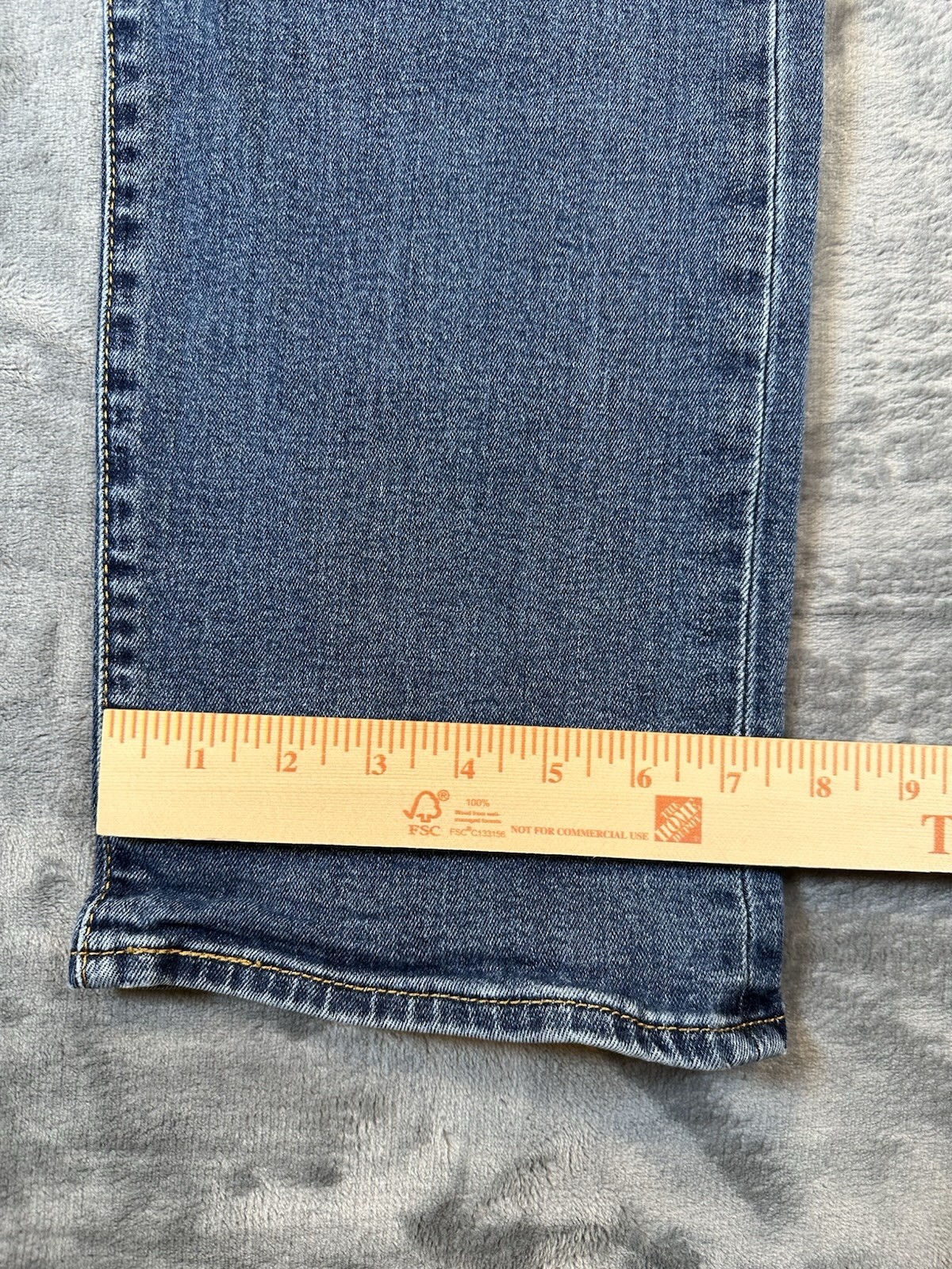 Levis 501 Jeans Mens 36×32 (34×30) Blue Denim Straight Leg Button Fly
