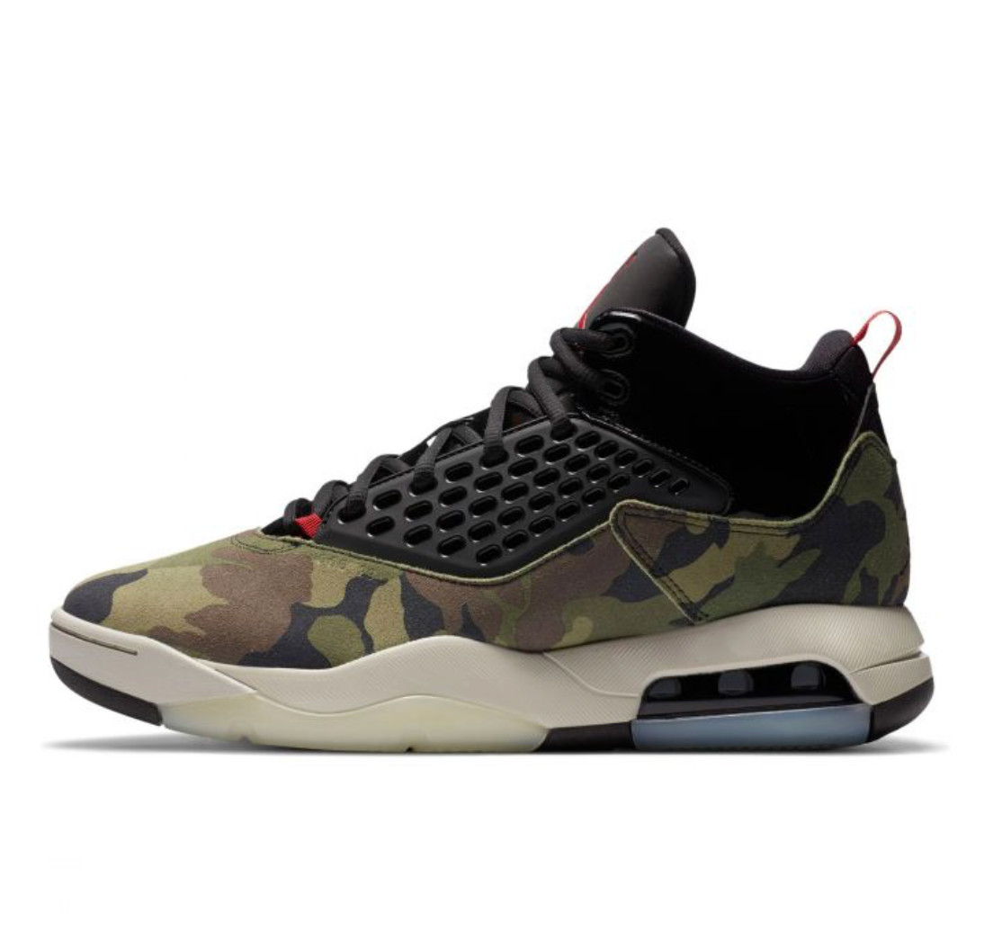 Nike Air Jordan Maxin 200 Camo Black White Lace Up Sneakers CD6107-200 Men Sizes