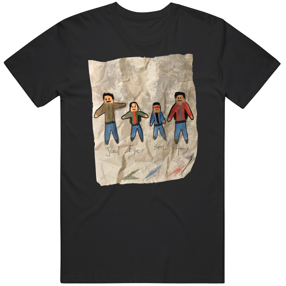 The Last of Us Family Drawing Episode 5 TV SHOW Fan T Shirt