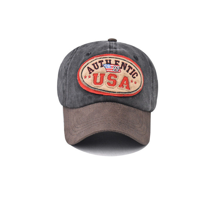 Men Dyed Washed Cotton New Plain Polo Style Baseball Ball Cap Hat Dad Trunker