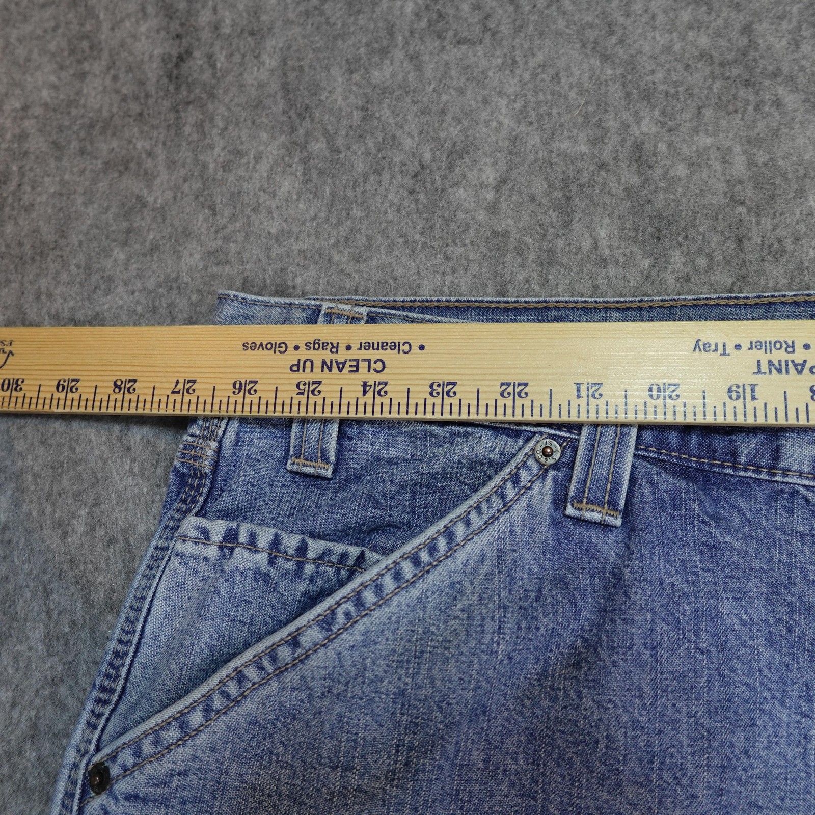 Levis Carpenter Jeans Mens 54×30 Blue Denim Pants Loose Fit Baggy Signature Y2K