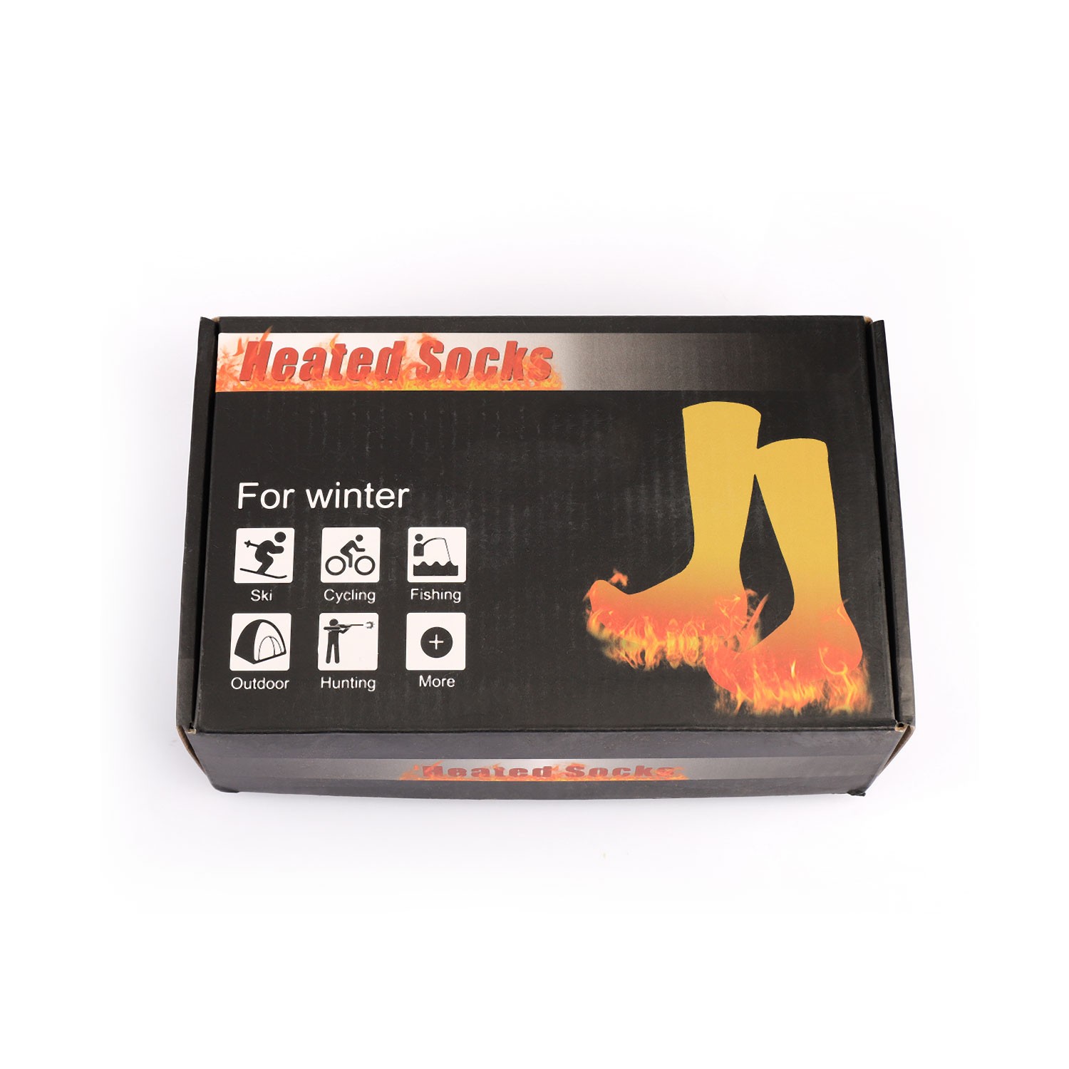 Electric Heated Socks Rechargeable Battery Men Women Winter Foot Warmer