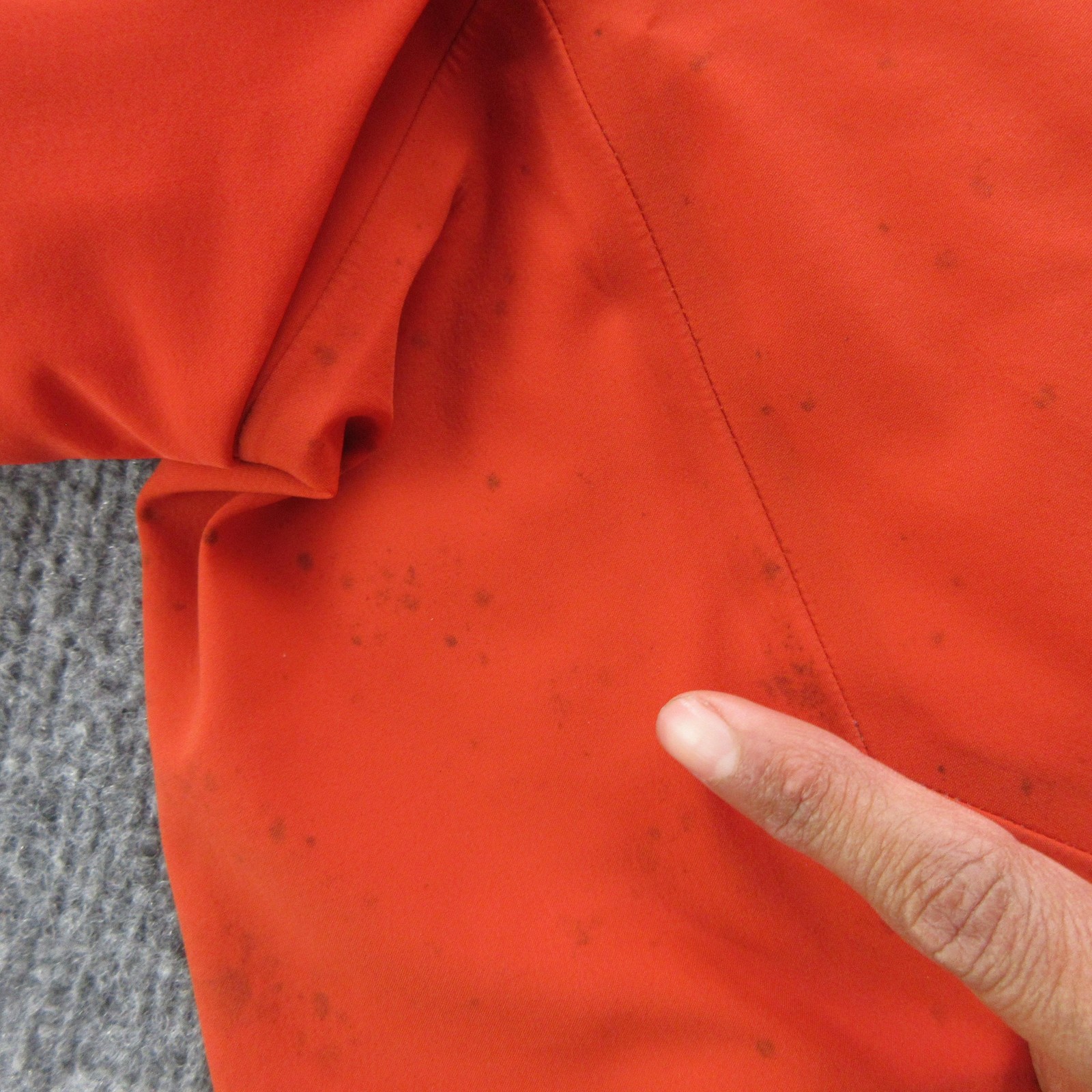 Arc’teryx Jacket Mens Medium Orange Hooded Full Zip Softshell Ski Outdoor