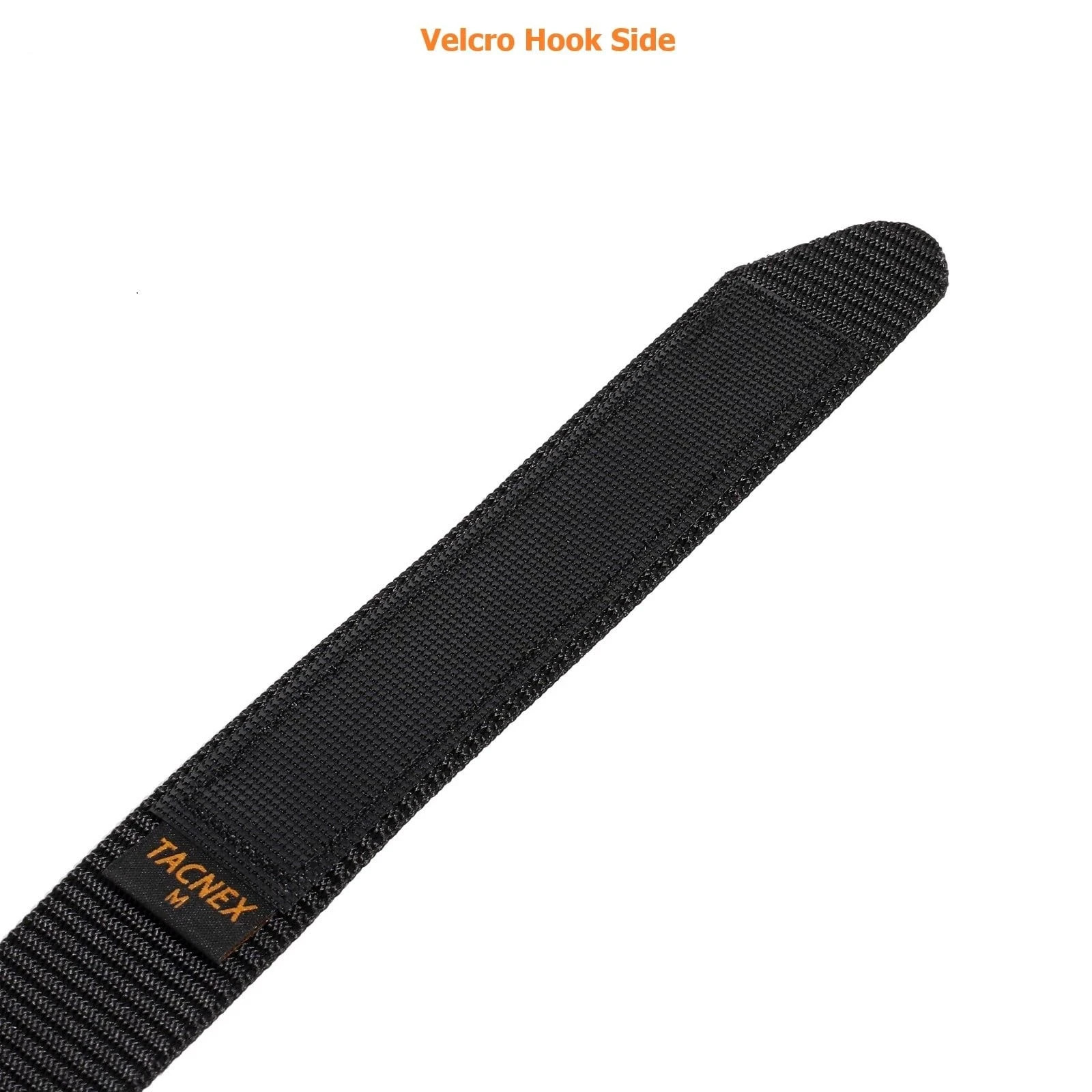 No-Scratch Nylon Belt 1 3/8″ No Metal Buckle Belt with Hook & Loop Closure TSA
