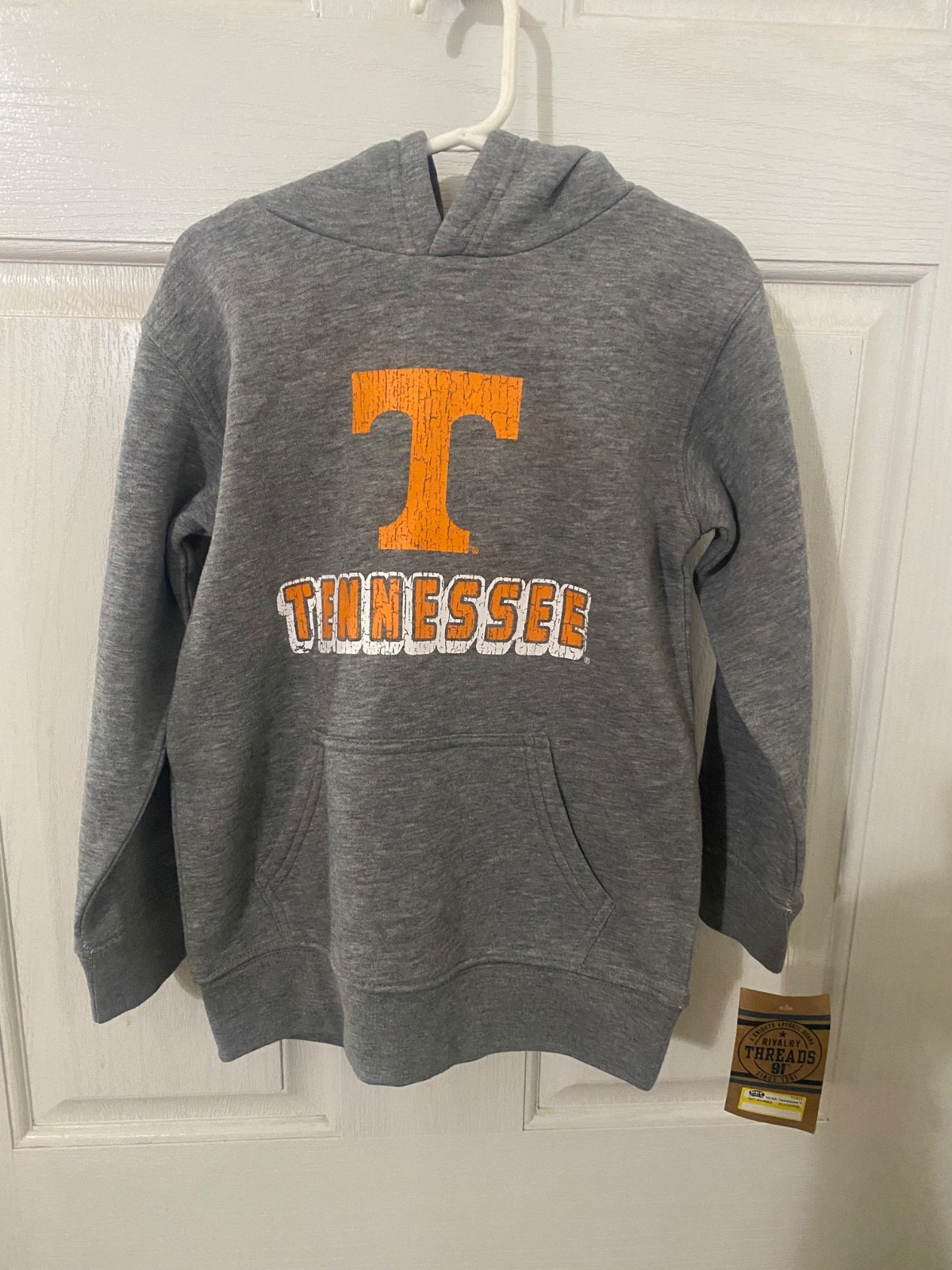Youth Tennessee Vols Rivalry Threads 91 Hoodie Size XS 4/5 Gray NCAA Hooded Swea