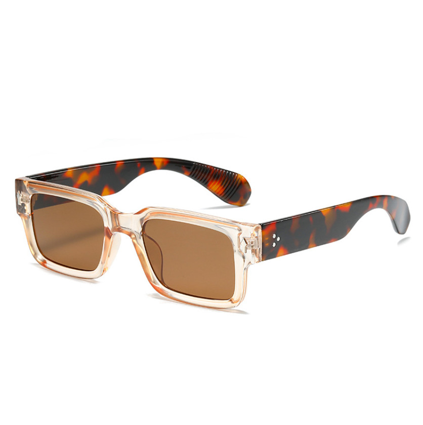 Square Thick Frame Sunglasses For Men Women Classic Outdoor Shade Glasses UV400