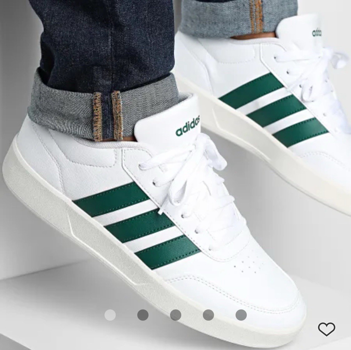 NEW Adidas Breaknet 3.0 Men’s Trainers Shoes Sneaker White/Green JR3549 9,9.5,10