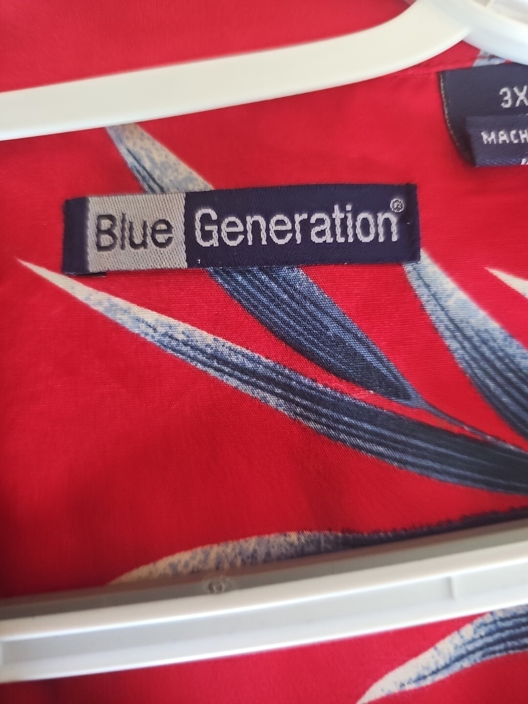 Men’s Blue Generation 3X Tropical Hawaiian shirt Beach Ready Returns Accepted