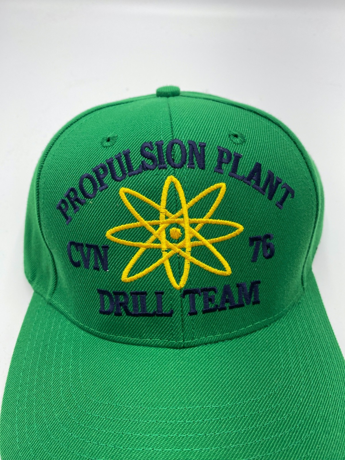 The Corps USS Ronald Reagan CVN 76 Drill Team Green Baseball Cap Hat One Size