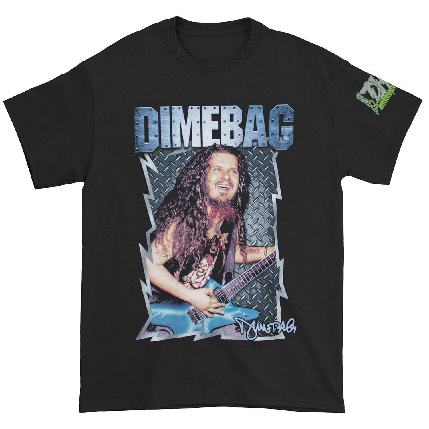 Men’s Dimebag Darrell Portrait T-shirt X-Large Black