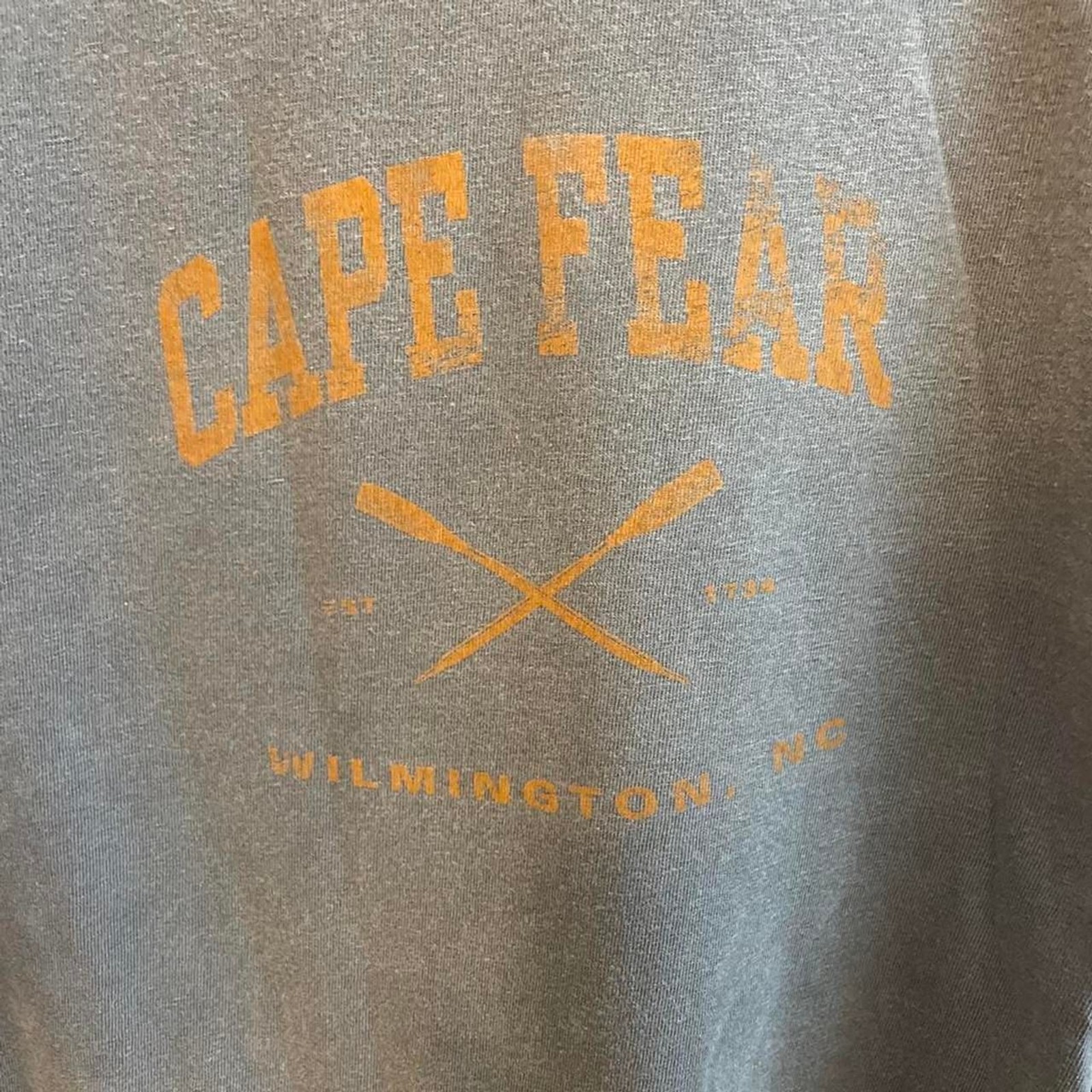 Comfort-colors Men’s Grey and Blue T-shirt
