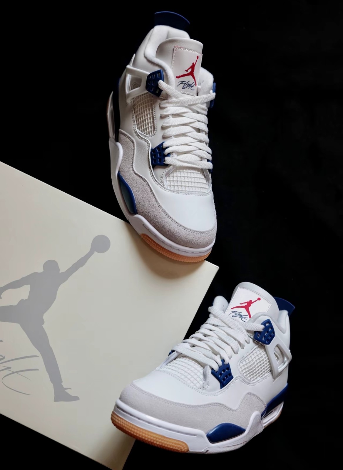 Jordan 4 Retro SB “Navy Blue” Men’s Mid Top Basketball Shoes Size 7-12