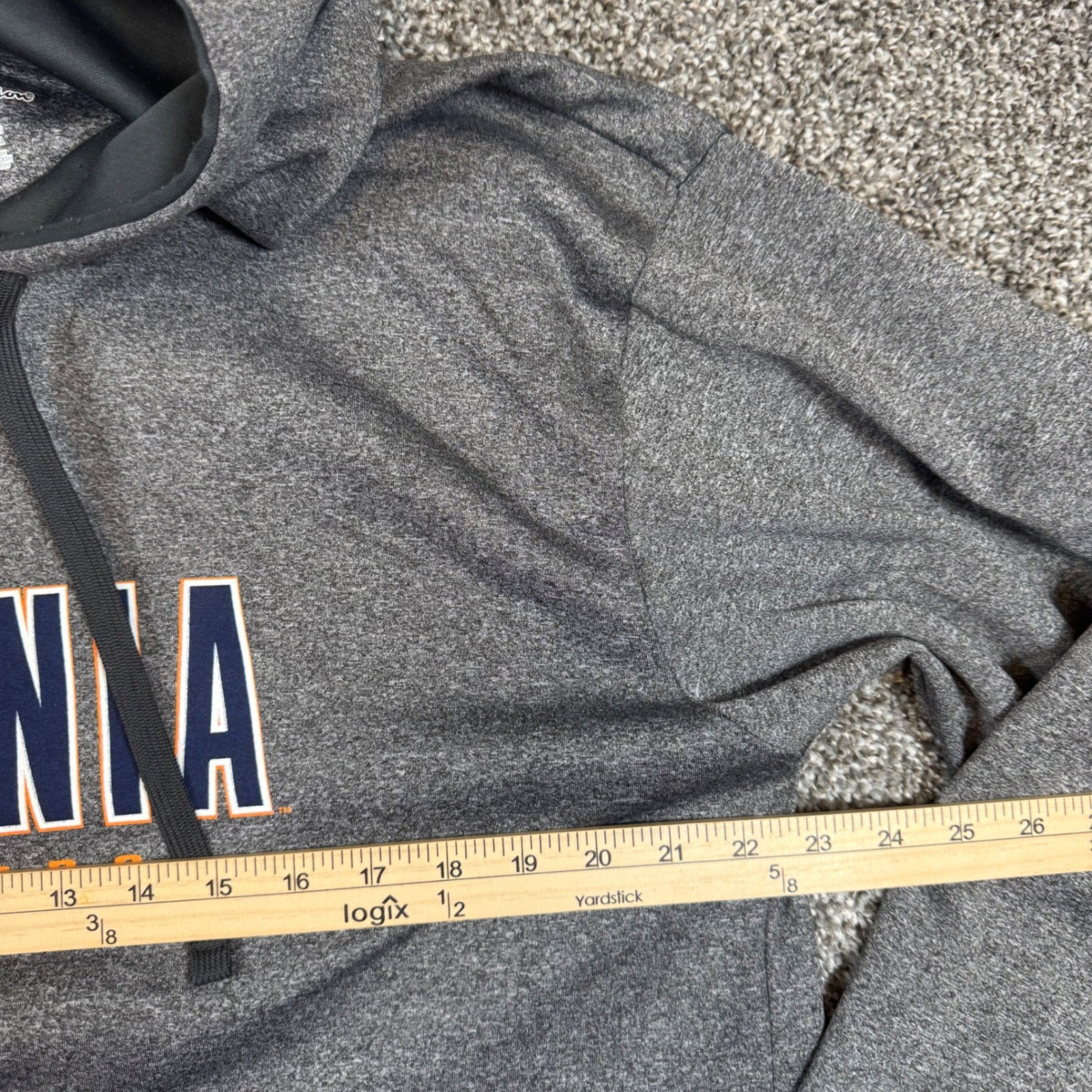 Virginia Cavaliers Champion Gray Hoodie Men’s Large College Pullover