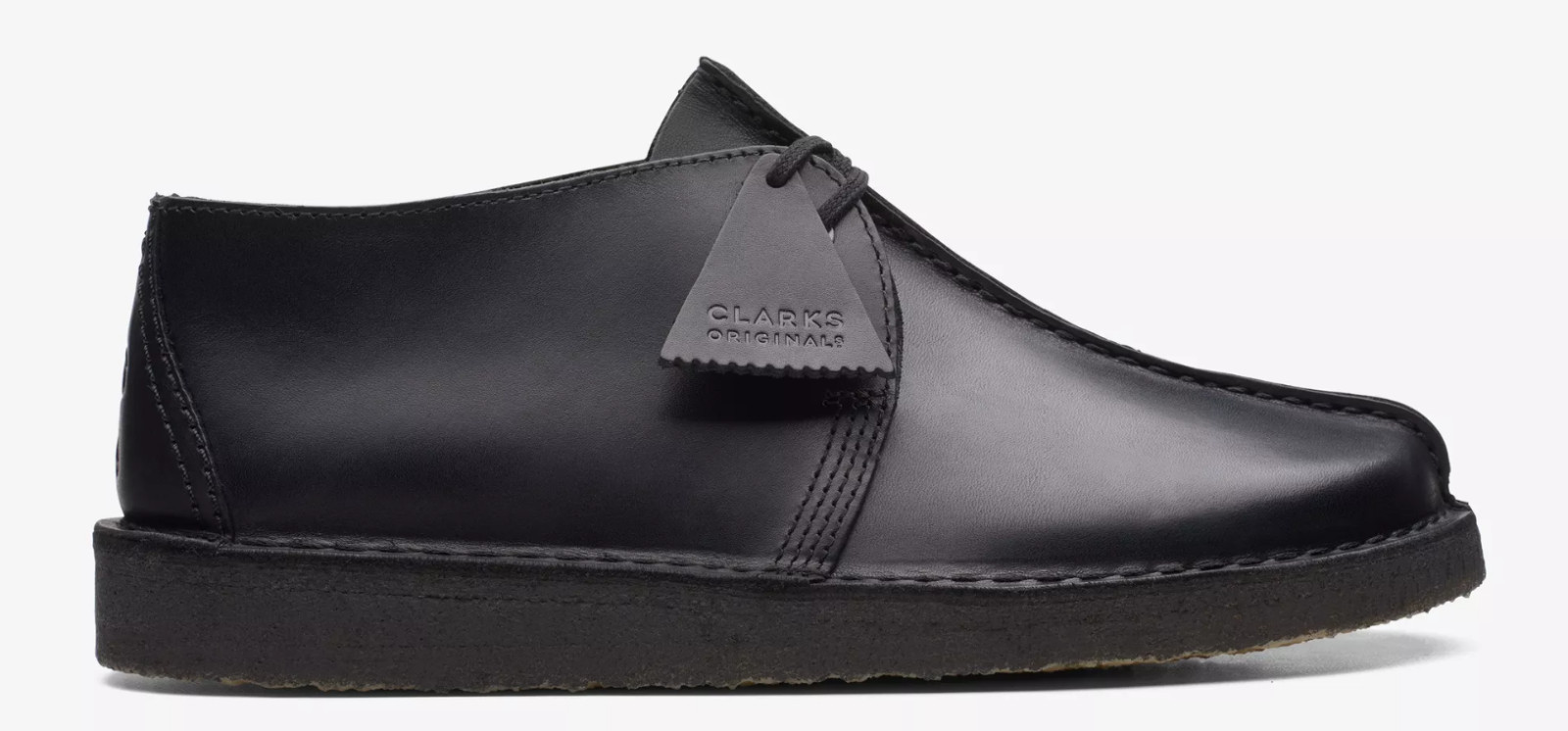 Clarks Originals Desert Trek – Black Leather – 26113555 – Men’s