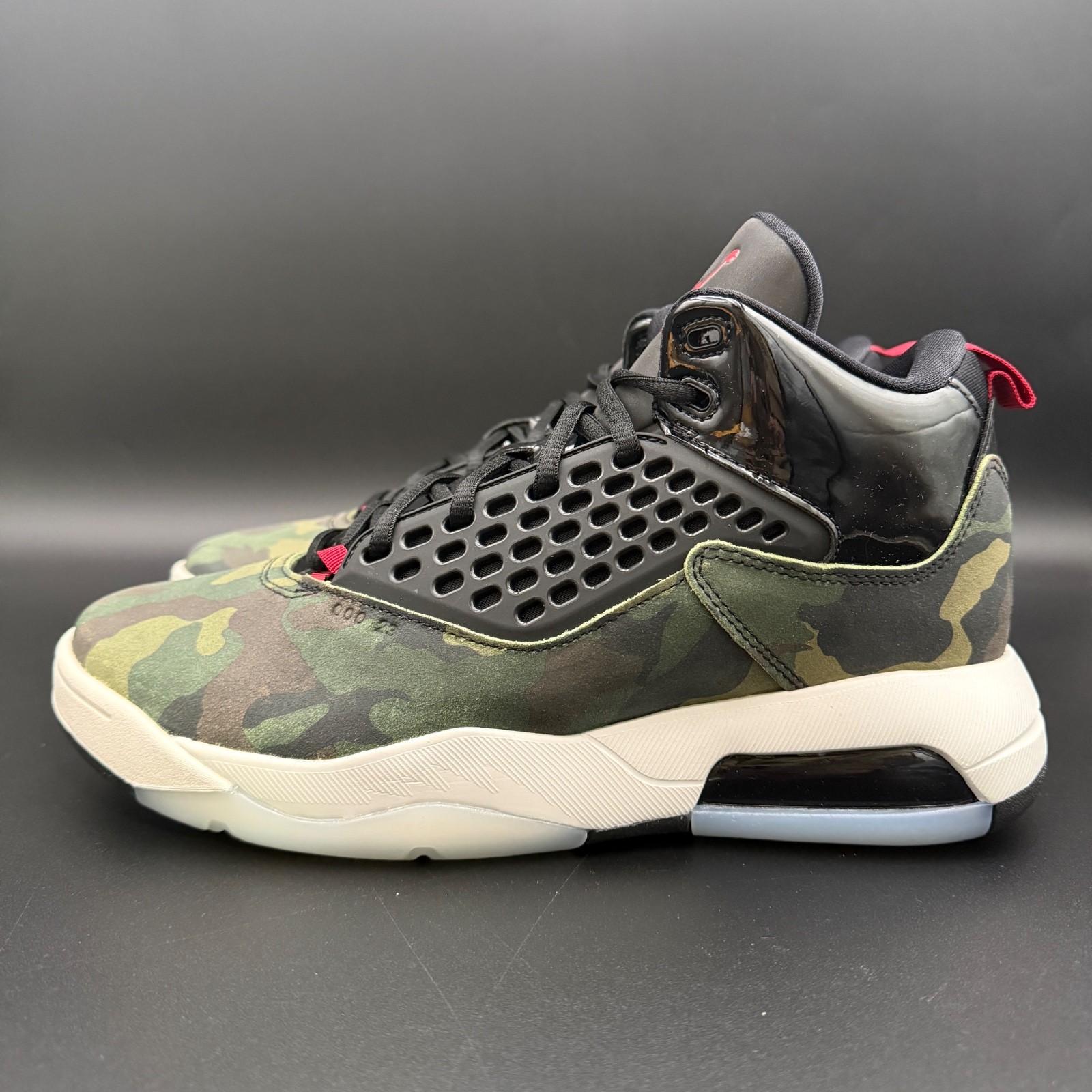 Nike Air Jordan Maxin 200 Camo Black White Lace Up Sneakers CD6107-200 Men Sizes