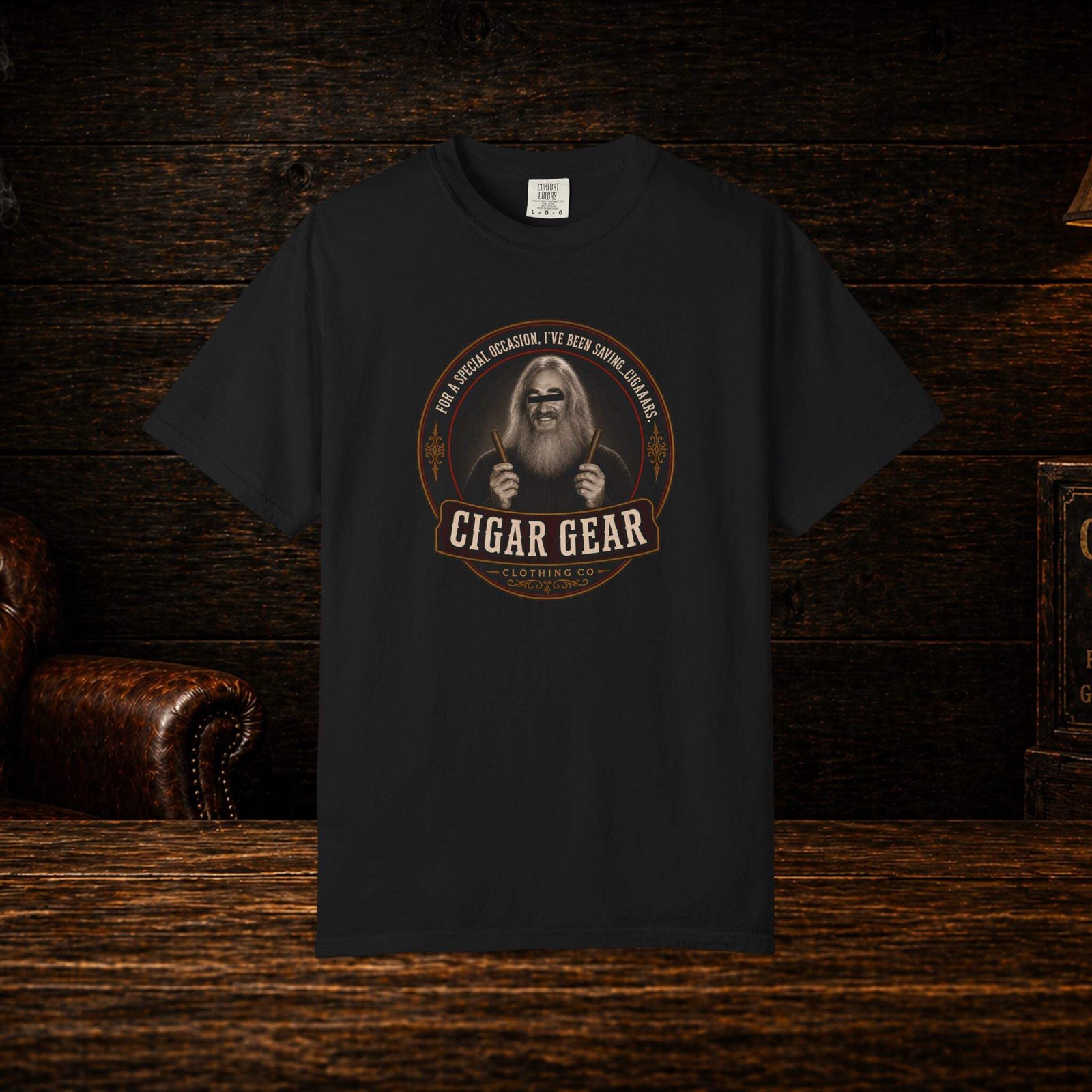 Funny Cigar T Shirt Men’s Graphic Tee Cigar Lover Smoking Apparel