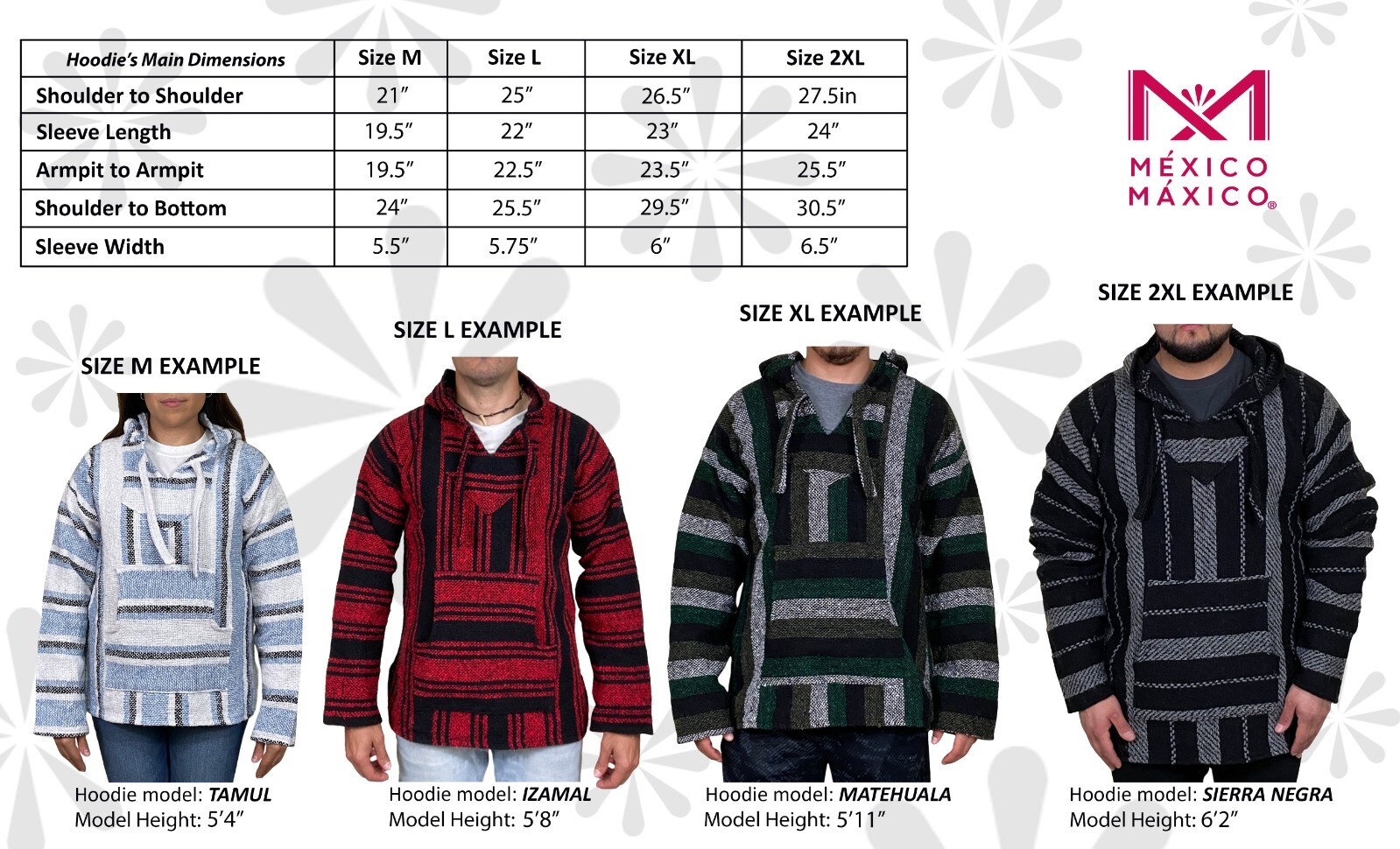Mexican Poncho Baja Hoodie-Surfer DrugRug Jacket Unisex sz: M, L, XL, 2XL, 3XL