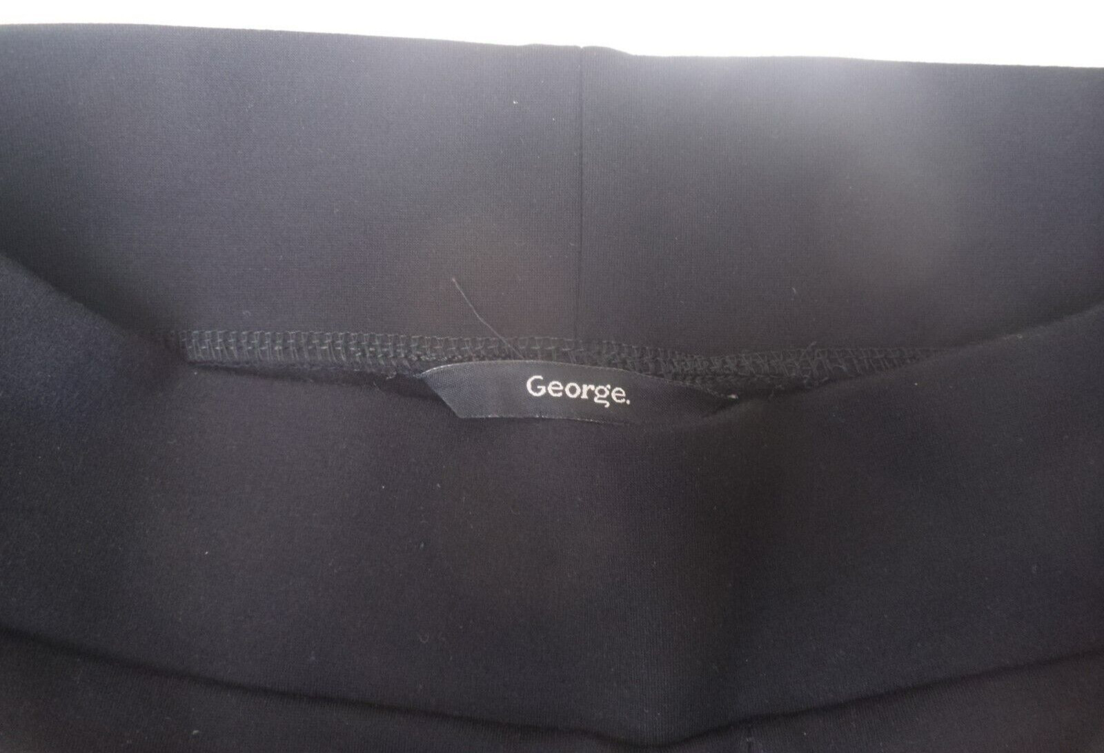 George Black Jeggings Viscose Nylon Stretch Waist UK 10