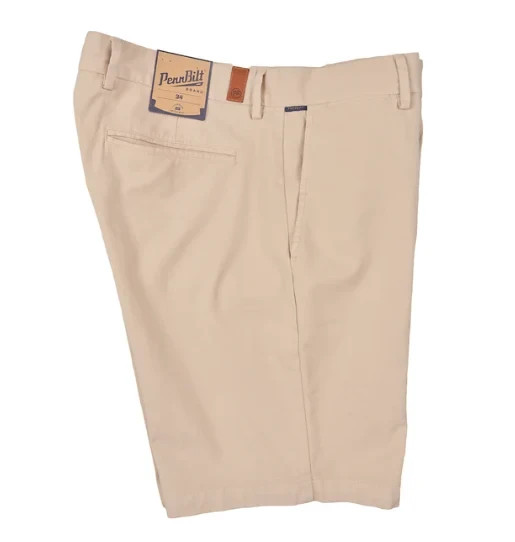 PENNBILT Club Shorts Mens Size 30 Khaki Chino Stretch 9″ Preppy Sports USA