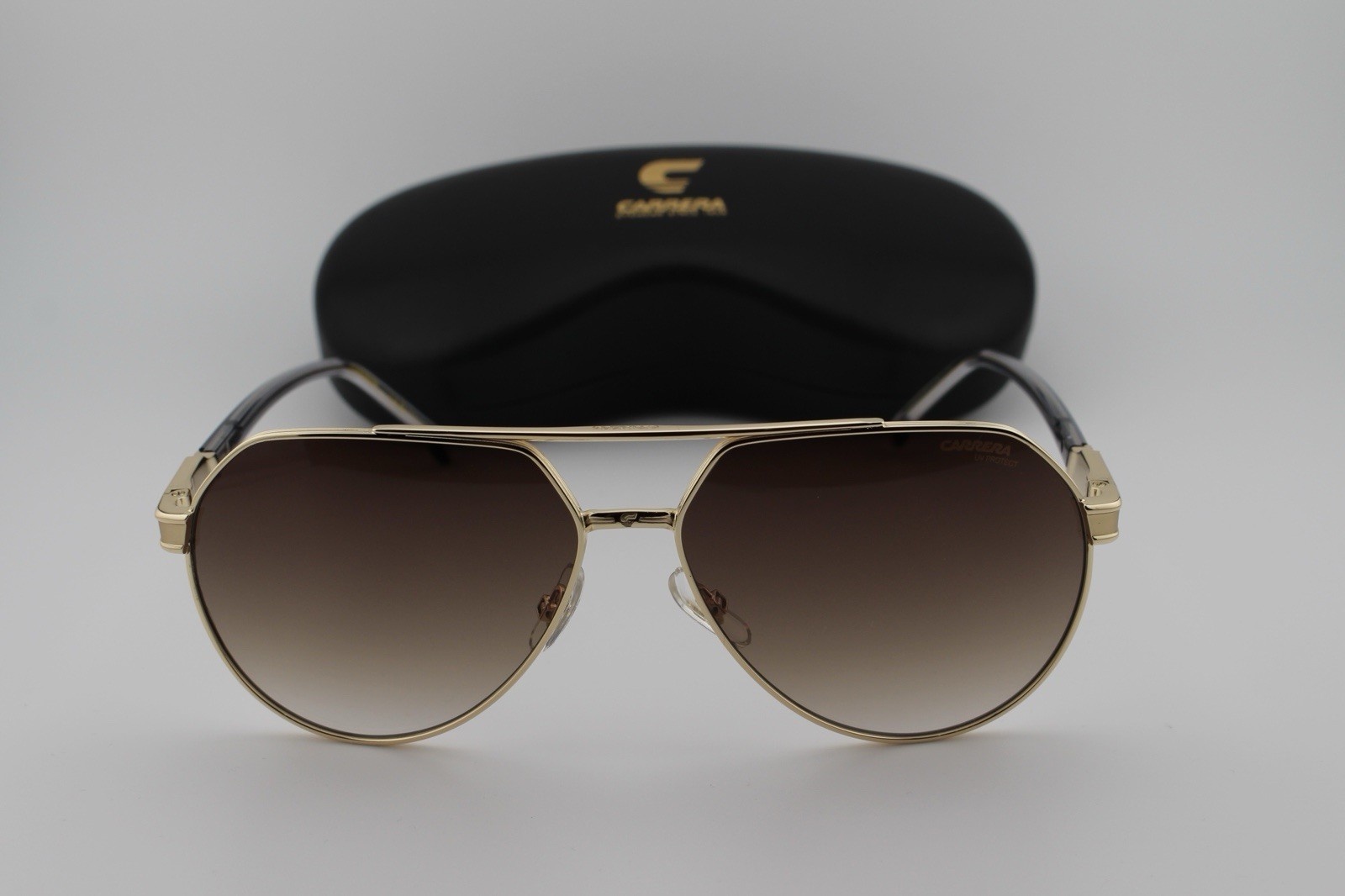 CARRERA Men’s Aviator Sunglasses Gold CA1067-2F7-62 Size 62mm 145mm 14mm New