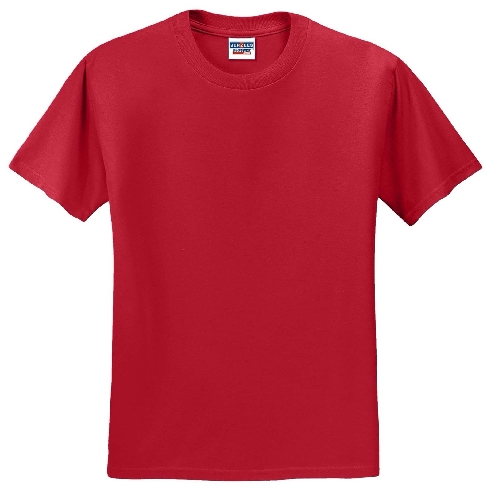 Jerzees Dri-Fit Men’s Short Sleeve T-Shirt – Size M, Red