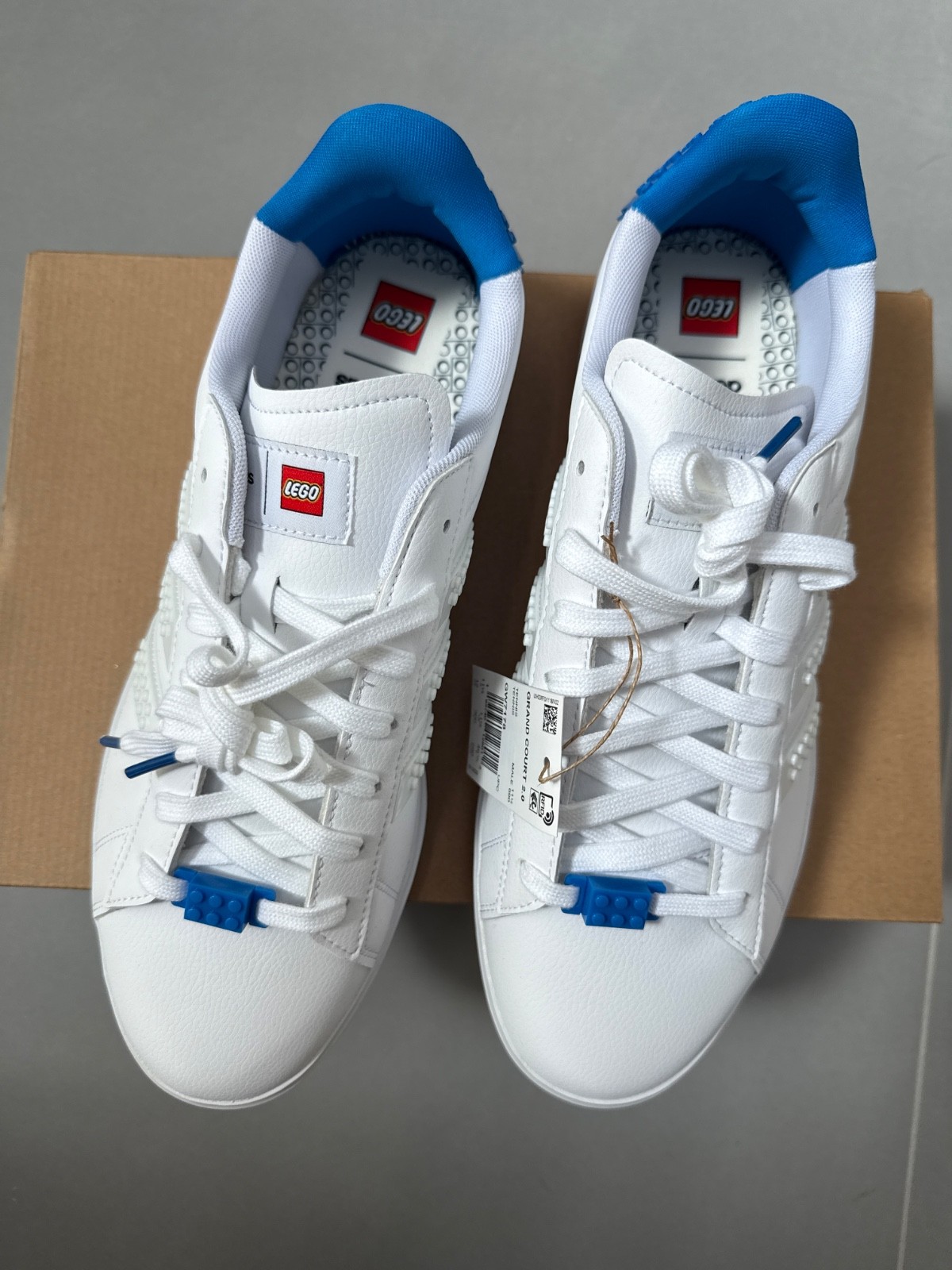adidas grand court 2.0 lego size 12