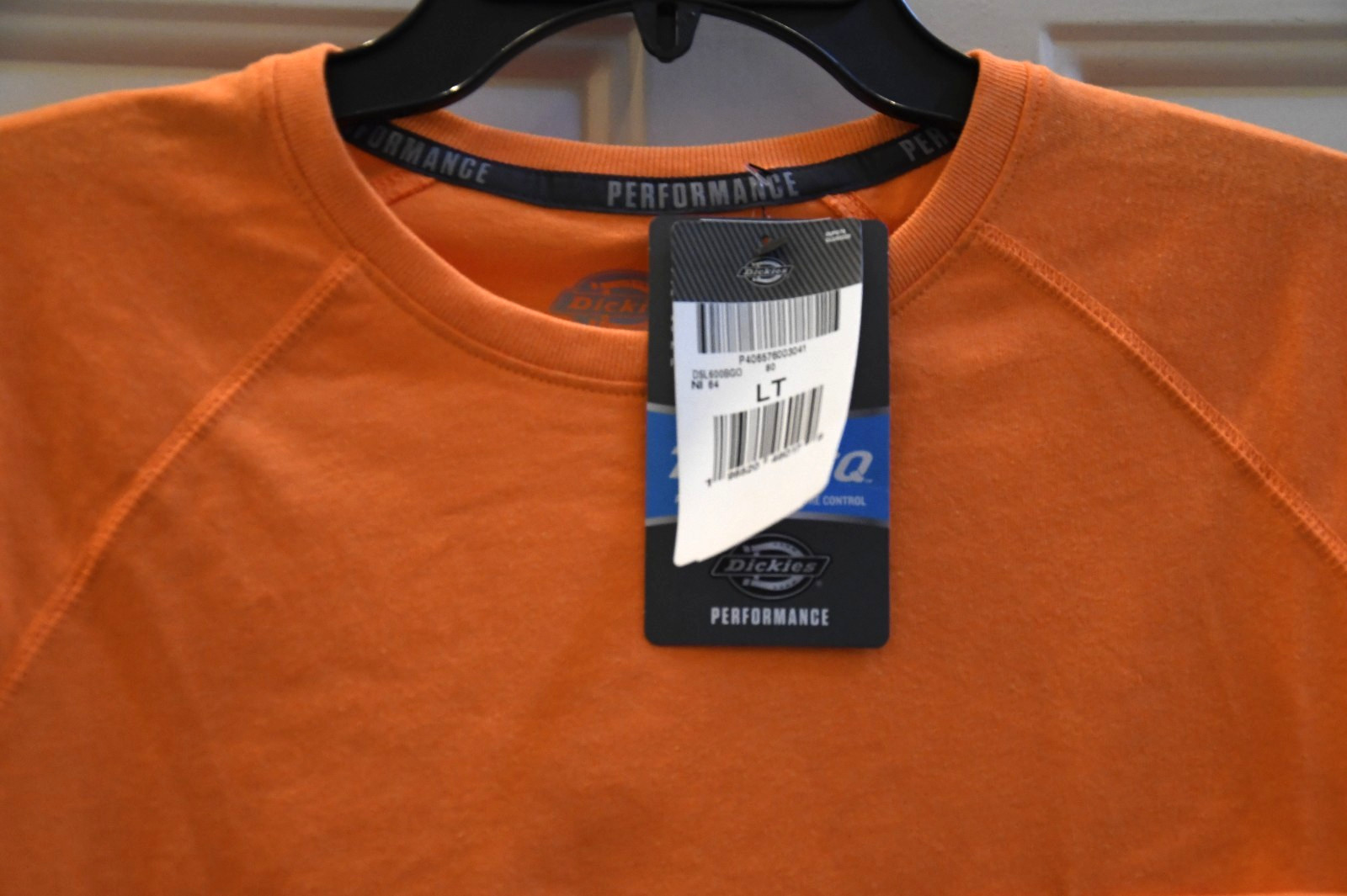 NWT Dickies Performance Cooling Temp-iQ Men’s LT Large TALL Orange T-shirt
