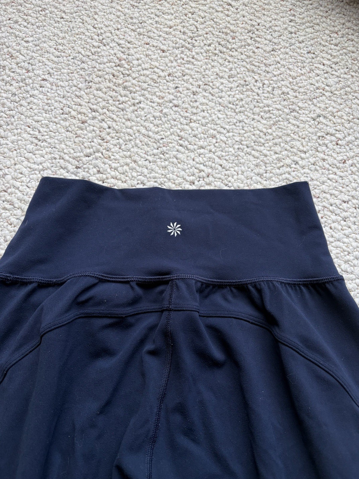 Athleta 531288 Womens Salutation Jogger Pant Sz ST Navy Blue Leisurewear Active