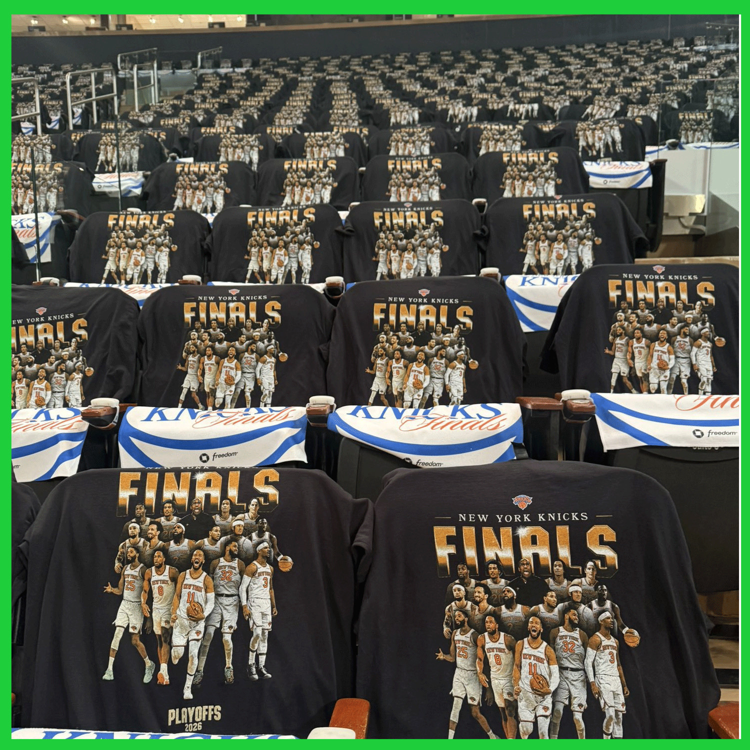 Reprint New York Knick$ Playoffs 2026 Game 3 Finals Graphic Shirt June 8th 2026