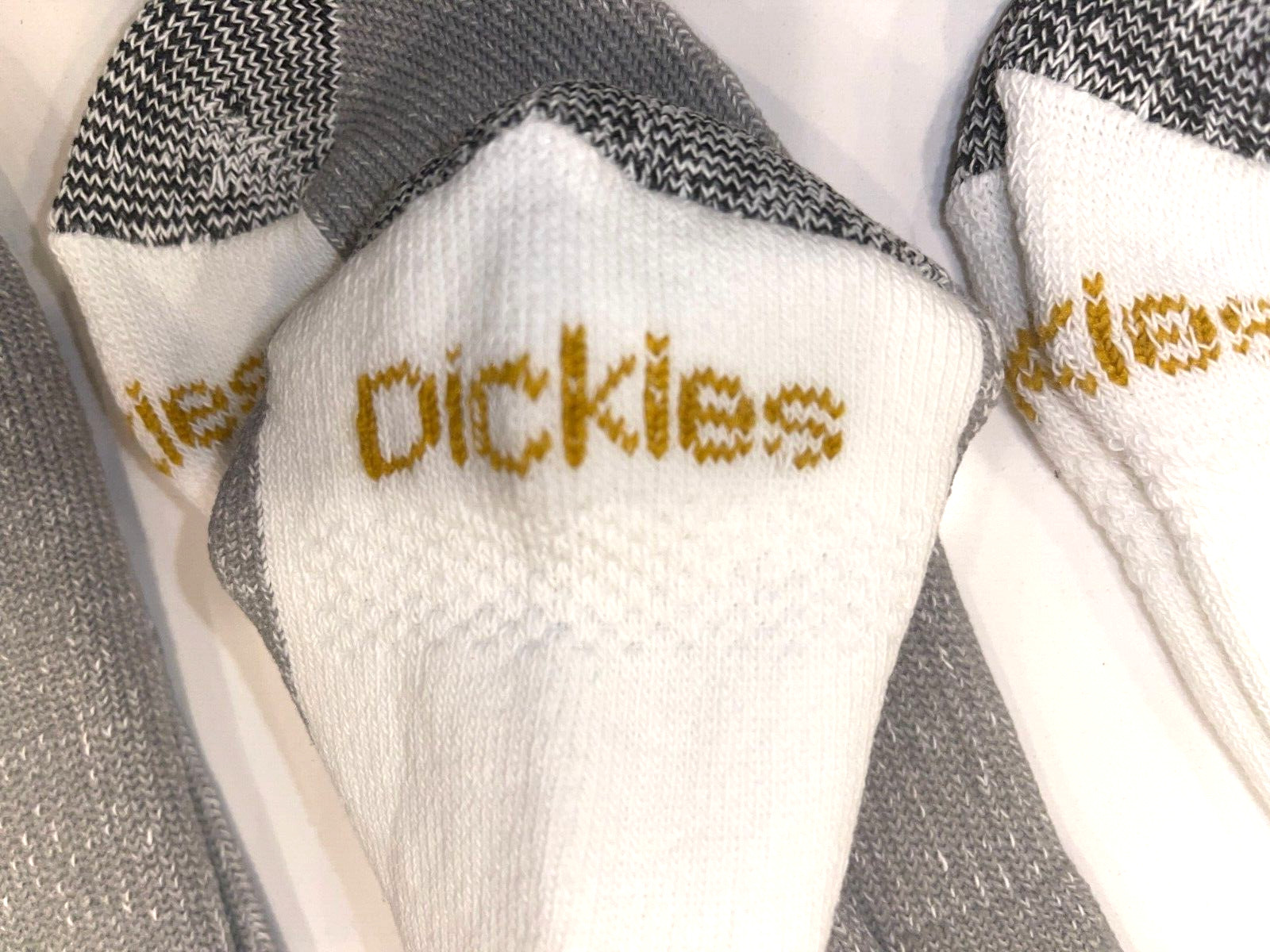 DICKIES FLEX DRI-TECH CREW PERFORMANCE WORK SWEAT FIGHTING SOCKS 6-12 3 PAIRS