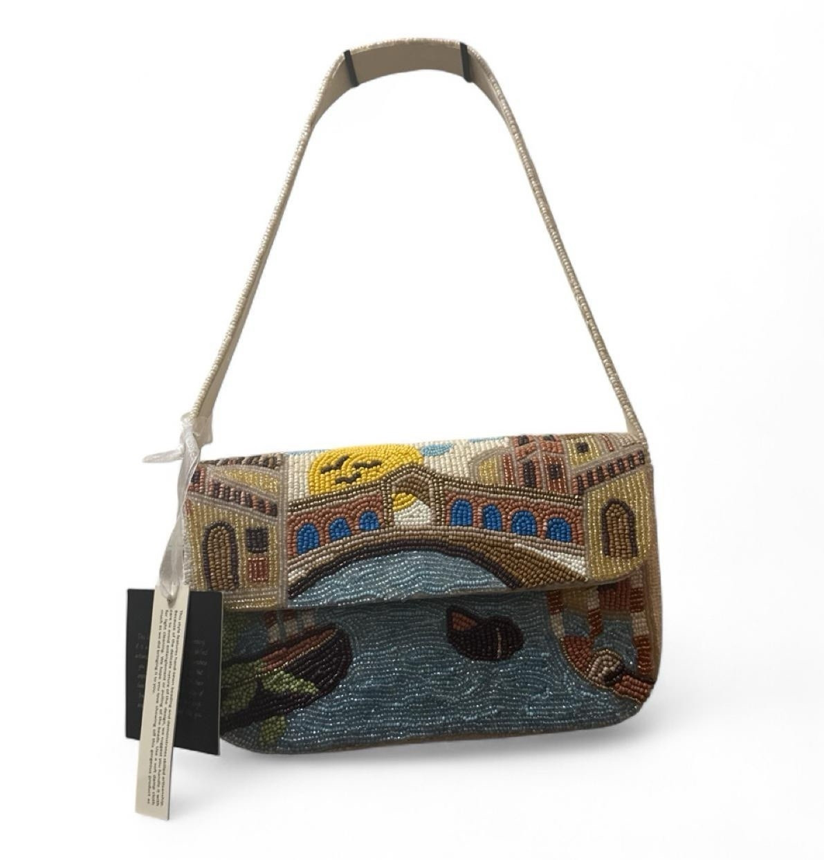 Handmade In India Venice Beaded Shoulder Bag