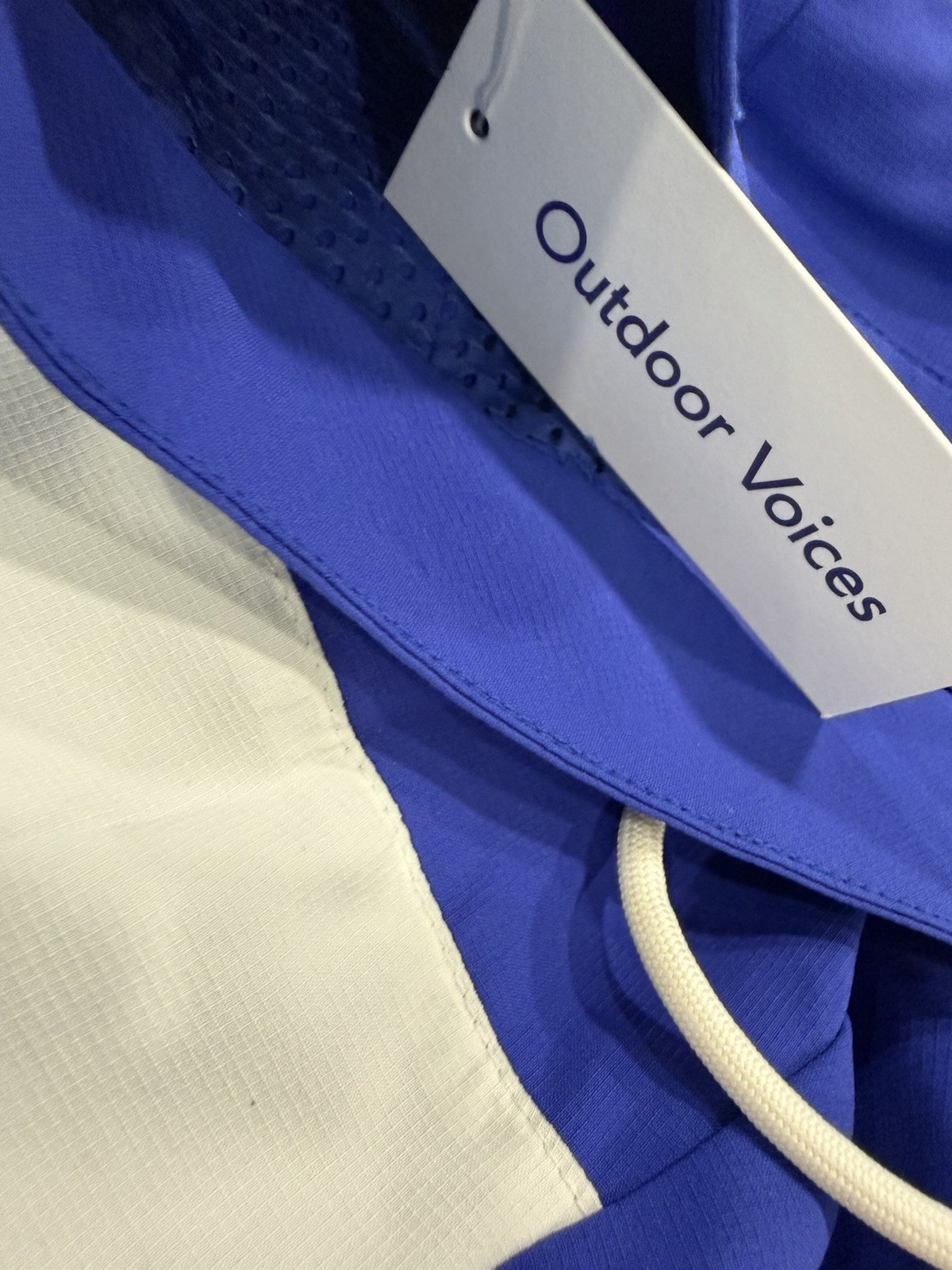Outdoor Voices NEW SolarCool 6″ Boardshorts NWT Blue Stone