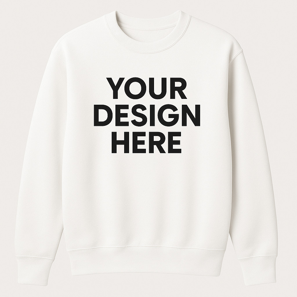 Custom Sweatshirt – Personalized Design | Add Your Text, Logo or Art