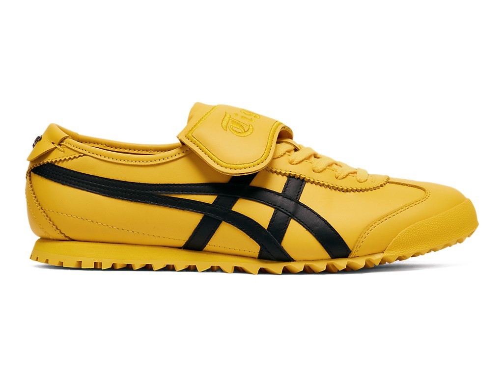 Onitsuka Tiger Mexico 66 Golf 1183C557 Yellow Black Shoes Brand New With Box
