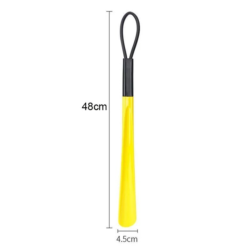 1PC Extra Long Flexible Plastic Shoe Horn – No Bending, Durable Shoe Spoon Assis