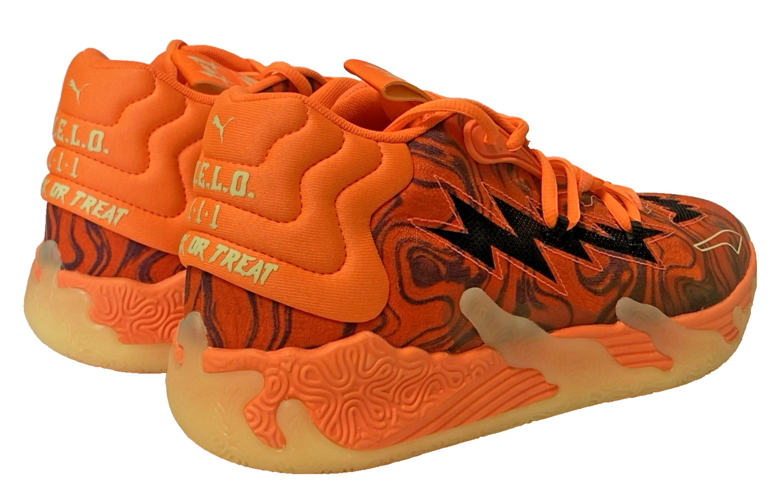 Puma x LaMelo Ball MB.03 “Halloween” – Fluro Orange-Black – 311176-01 – Men’s 12