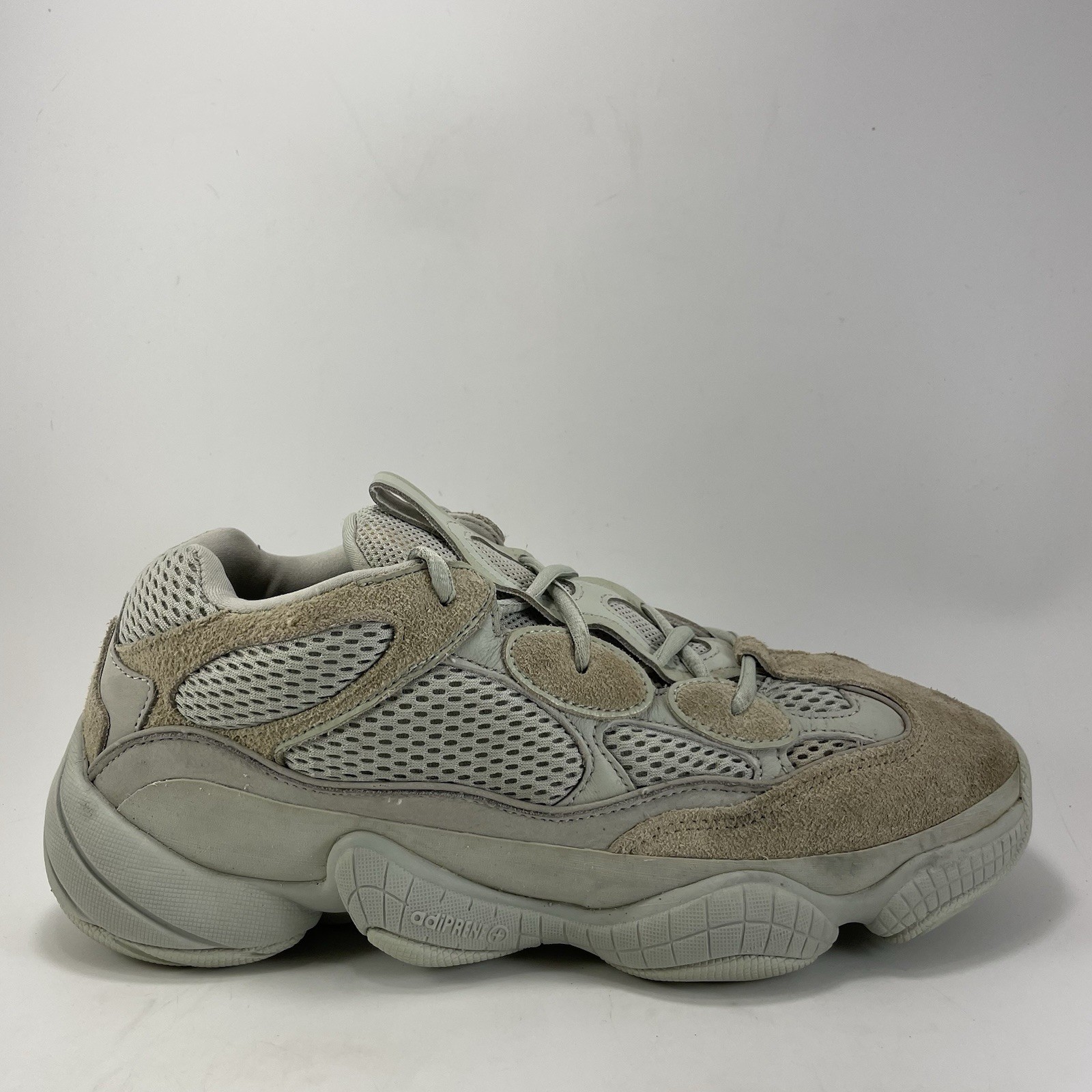 adidas Yeezy 500 Salt Mens Size 10 Grey Chunky Suede Hype Sneakers Shoes