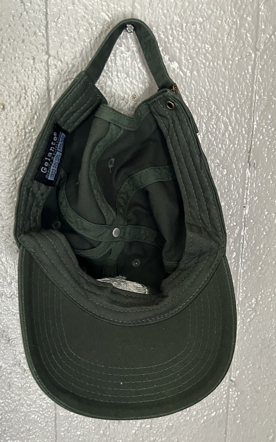 Starbucks Gelante Employee Uniform Strapback Hat / Cap Green Logo Barista