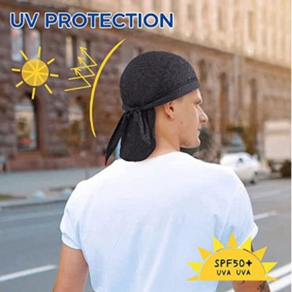 Cooling Do Rag Skull Cap Head Wrap Motorcycle Biker Doo Du Dew Bandana Hat Lot