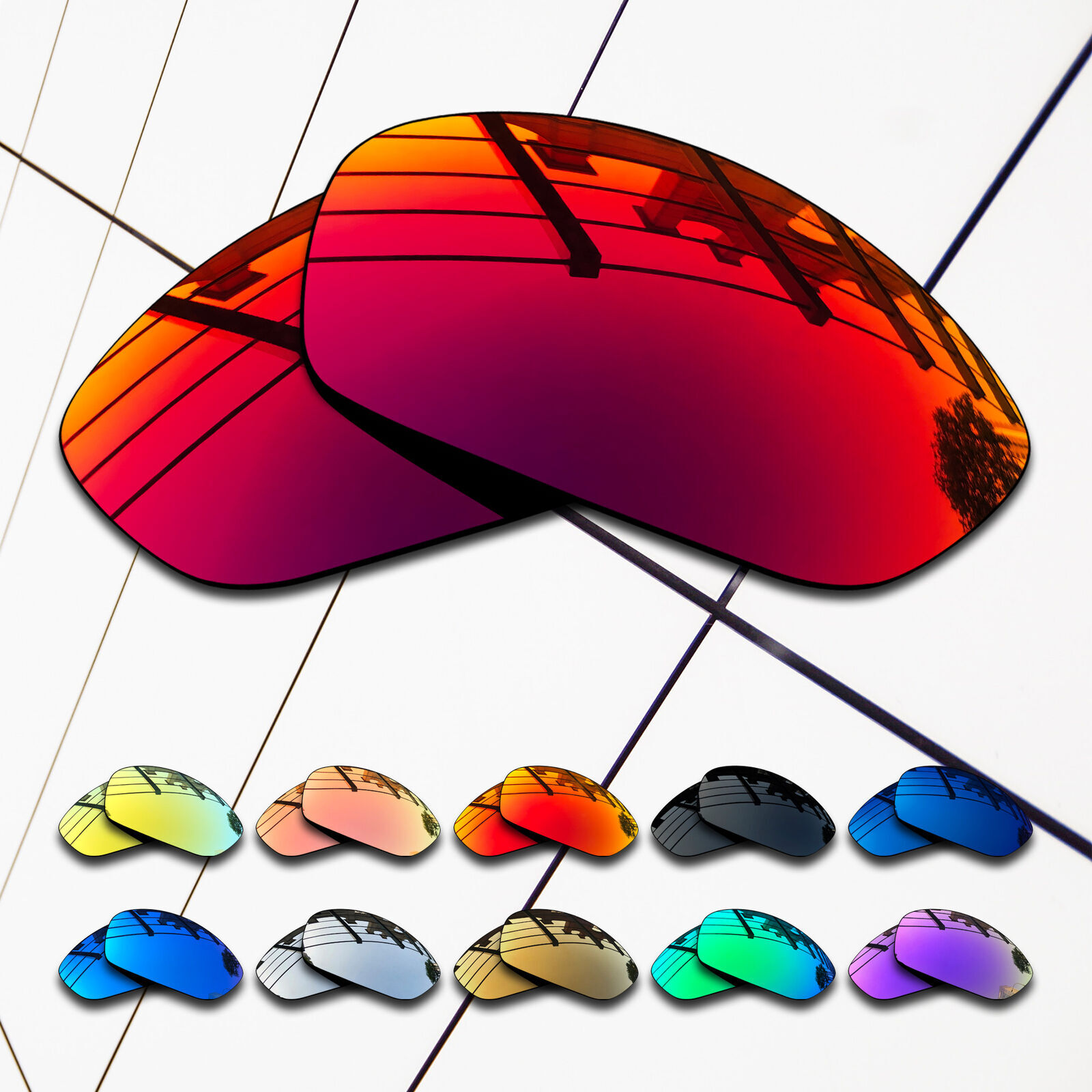POLARIZED Replacement Lenses for-Oakley Straight Jacket 2007 OO9039 Wholesale