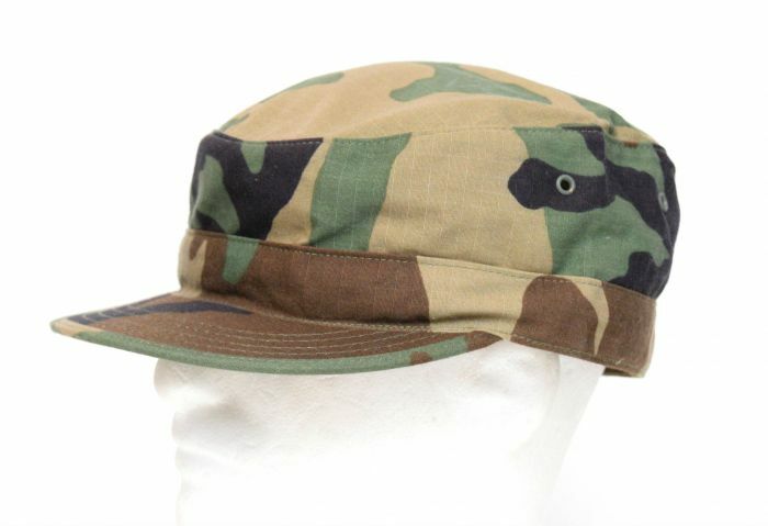 Military Issued Woodland Hot Weather Patrol Cap-NEW