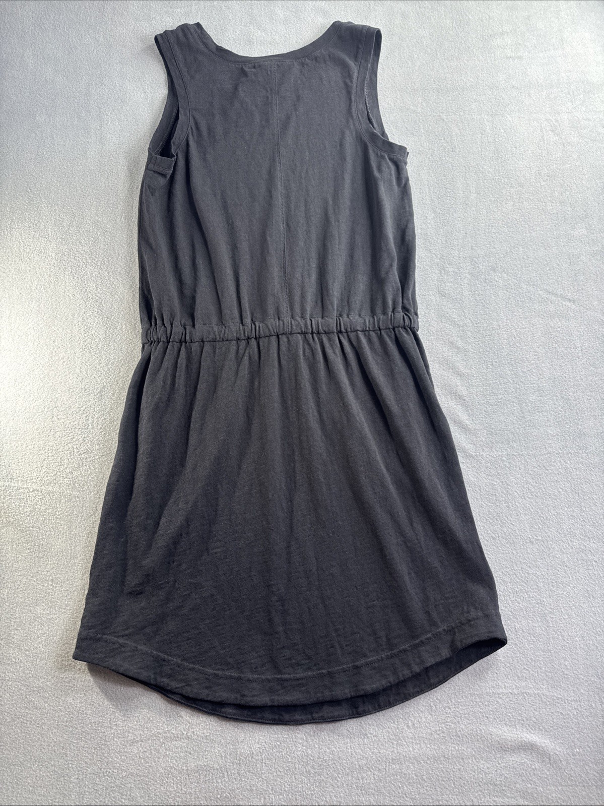 Caslon Tank Dress 100% Organic Cottton Women’s Small Black Minimalist Comfort