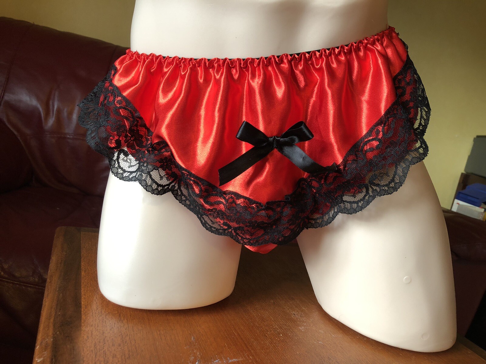Sissy Satin Panties For Men to 40” Customise Available