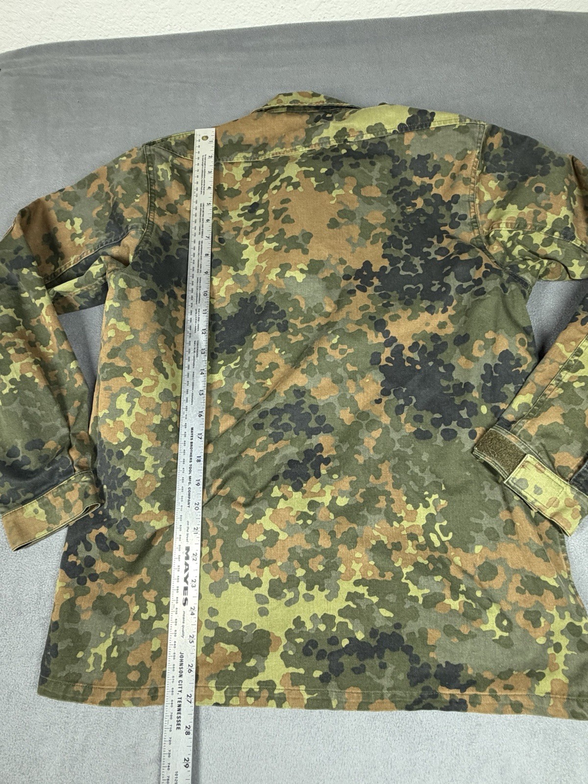 German Army Flecktarn Camo Field Jacket Mens GrNr 7 Medium Regular Wahler Combat