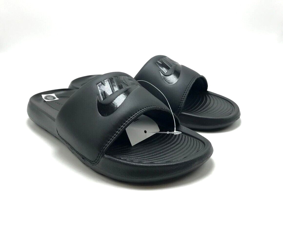 *NEW* Men NIKE VICTORI ONE SLIDES BLACK/BLACK (CN9675 003), Sz 6.0 – 13.0