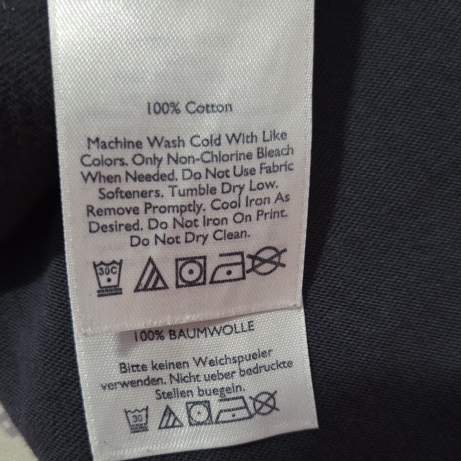Eddie Bauer LegendWash Men’s Solid Crew Neck Short Sleeve Black Logo Tee XL