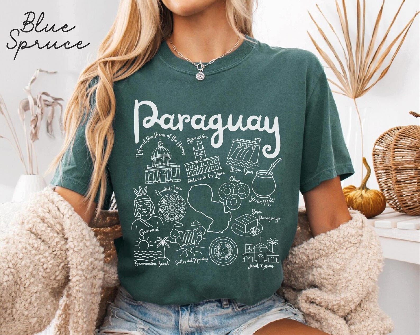 Paraguay Mass Shirt Gift Travel Paraguay Trip Lover Souvenir Tee